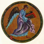Angel. Rublev. XIV century 