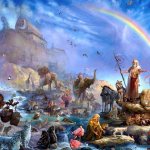 God allowed Noah to take his family and each creature into the ark in pairs. Death awaited the rest on earth 