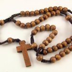 Rosary with a cross photo