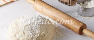 Lenten dough (dough recipes for Lenten baking)