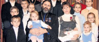 Archpriest John Osyak with his family. It was not possible to collect all the children 
