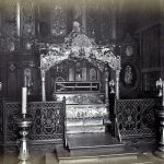 Reliquary with the relics of the Holy Great Martyr Barbara in the Golden-Domed Monastery. Photo from 1872 
