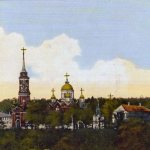 Тихоновский мужской монастырь. Открытка начала XX века