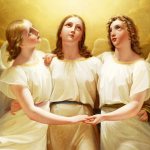 Три ангела молят за души