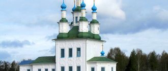 Trinity Church in the city of Totma, Vologda region, belongs to the Vologda Metropolis