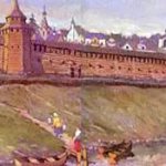 Uglich Kremlin wall