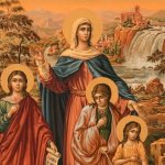 Вера, Надежда, Любовь и мать их София, католический образ