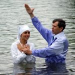 вода, баптисты, крещение, женщина, мужчина